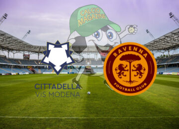 Cittadella Vis Modena Ravenna cronaca diretta live risultato in tempo reale