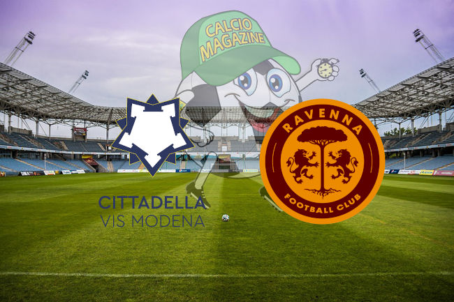 Cittadella Vis Modena Ravenna cronaca diretta live risultato in tempo reale