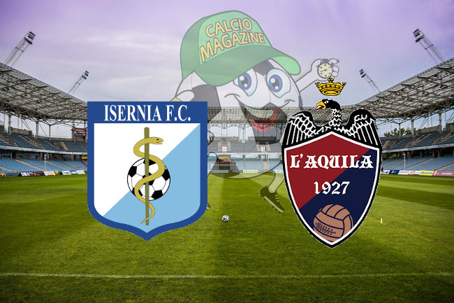 Isernia L'Aquila cronaca diretta live risultato in tempo reale