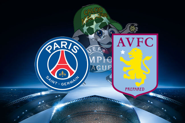 PSG Aston Villa diretta