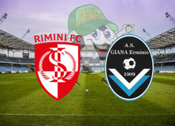 Rimini Giana Erminio cronaca diretta live risultato in tempo reale