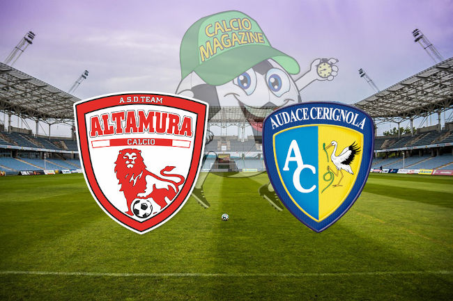 Team Altamura Audace Cerignola cronaca diretta live risultato in tempo reale