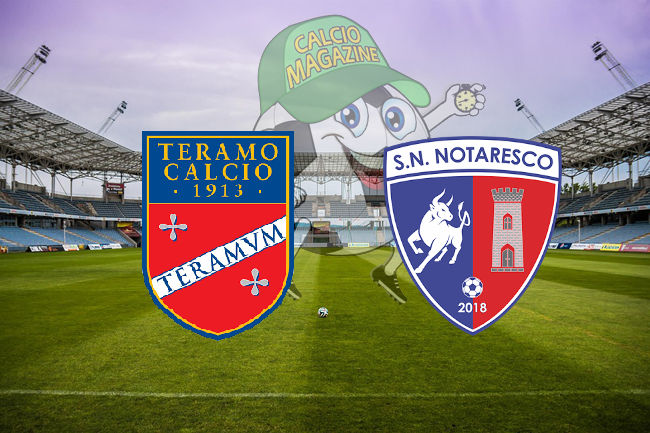 Teramo Notaresco cronaca diretta live risultato in tempo reale