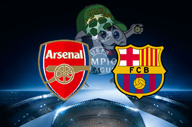 Arsenal Barcellona cronaca diretta live risultato in tempo reale