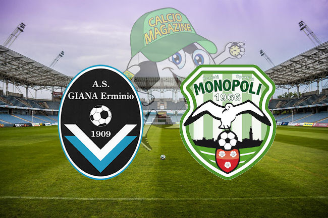 Giana Erminio Monopoli cronaca diretta live risultato in tempo reale