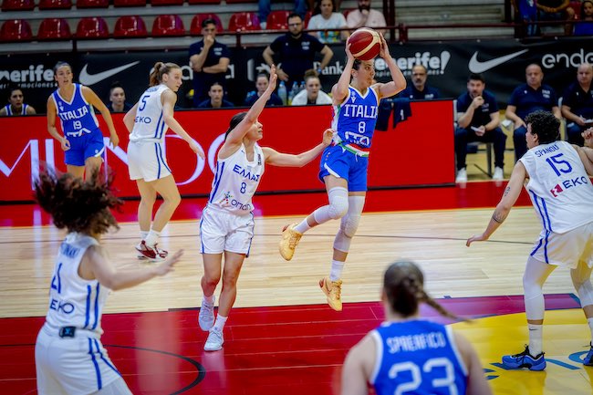 italia grecia basket femminile