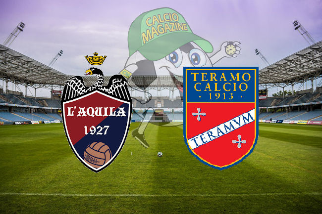 L'Aquila Teramo cronaca diretta live risultato in tempo reale