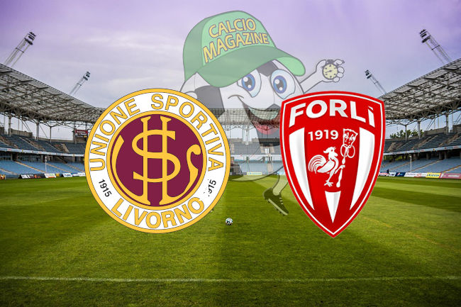 Livorno Forlì cronaca diretta live risultato in tempo reale