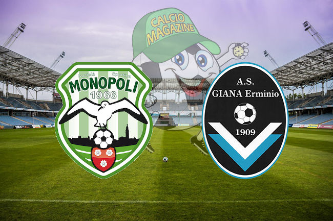 Monopoli Giana Erminio cronaca diretta live risultato in tempo reale