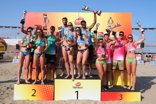 beach volley podio caorle 2025