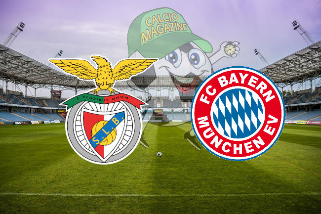 Benfica Bayern Monaco cronaca diretta live risultato in tempo reale