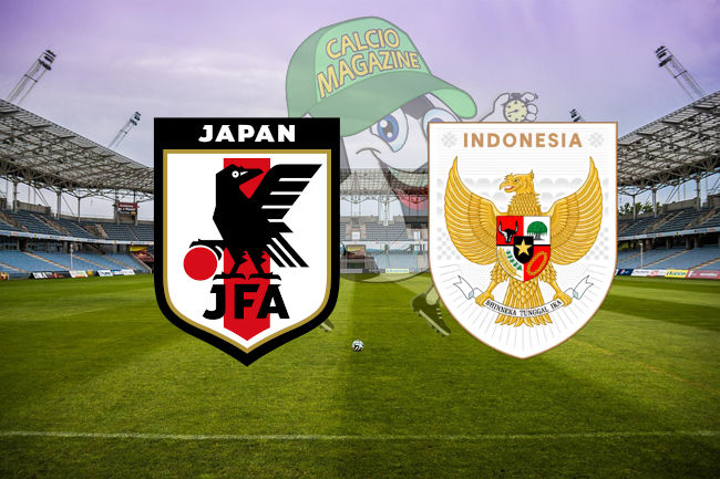 Giappone Indonesia cronaca diretta live risultato in tempo reale