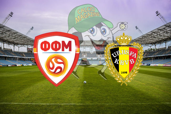 Macedonia del Nord Belgio cronaca diretta live risultato in tempo reale