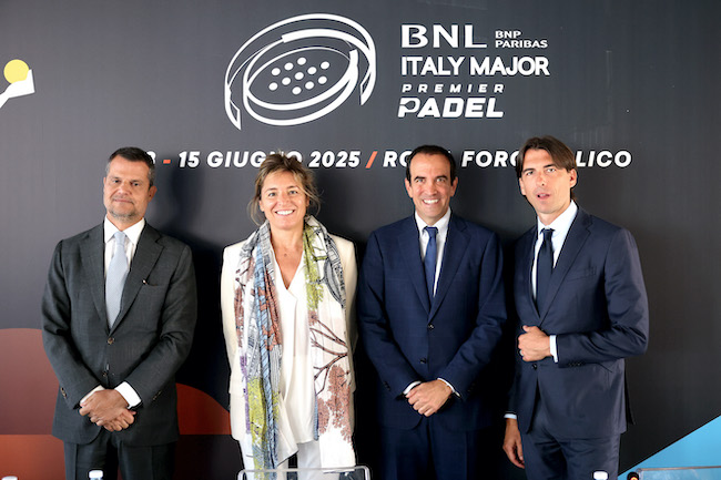 Presentazione BNL Italy Major Premier Padel 2025