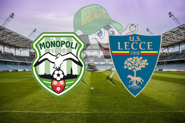 Monopoli Lecce cronaca diretta live risultato in tempo reale