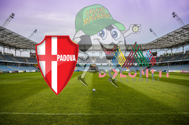Padova Dolomiti Bellunesi cronaca diretta live risultato in tempo reale