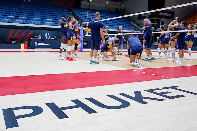 allenamento Italia volley