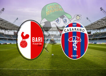 Bari Casarano cronaca diretta live risultato in tempo reale