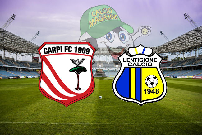 Carpi Lentigione cronaca diretta live risultato in tempo reale