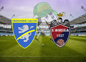 Frosinone L'Aquila cronaca diretta live risultato in tempo reale