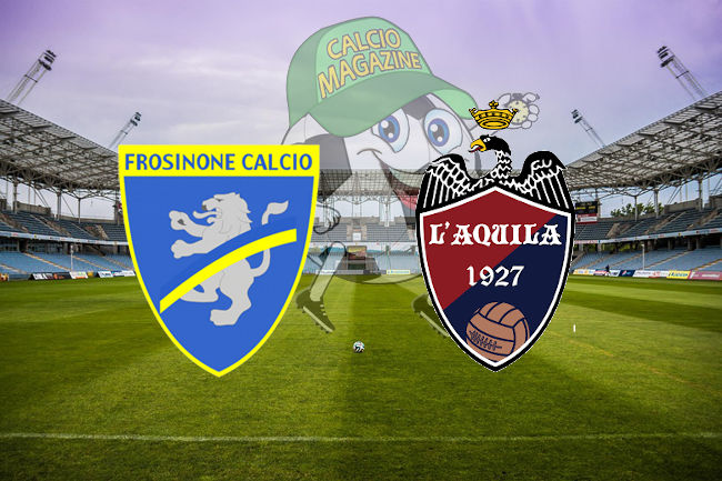 Frosinone L'Aquila cronaca diretta live risultato in tempo reale