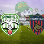 Monopoli Cosenza cronaca diretta live risultato in tempo reale