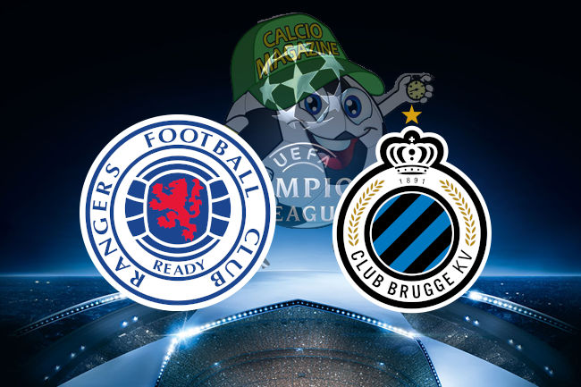 Rangers Club Brugge cronaca diretta live risultato in tempo reale