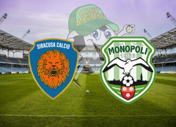Siracusa Monopoli cronaca diretta live risultato in tempo reale