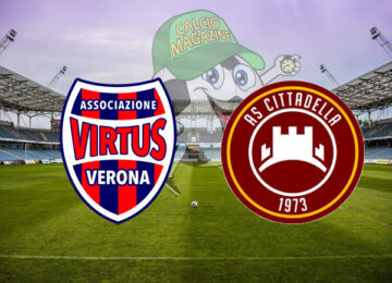 Virtus Verona Cittadella cronaca diretta live risultato in tempo reale