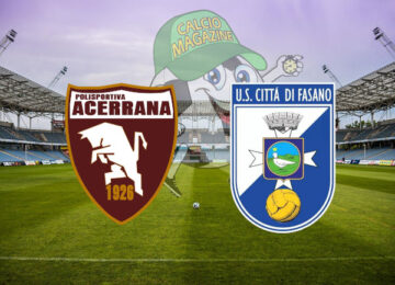 Acerrana Città di Fasano cronaca diretta live risultato in tempo reale