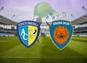 Audace Cerignola Siracusa cronaca diretta live risultato in tempo reale