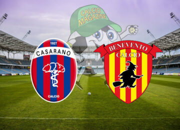 Casarano Benevento cronaca diretta live risultato in tempo reale