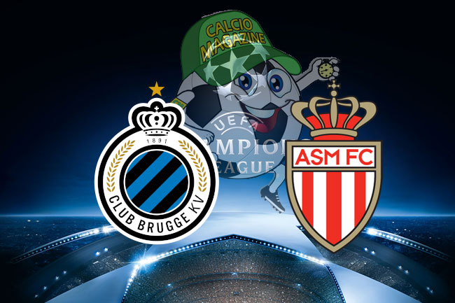 Club Brugge Monaco cronaca diretta risultato in tempo reale