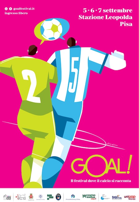 Goal! Festival Pisa: il calcio si racconta dal 5 al 7 settembre