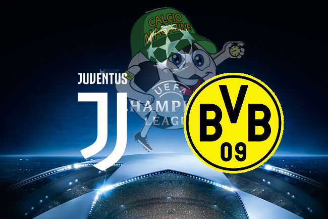 Juventus Borussia Dortmund cronaca diretta risultato in tempo reale