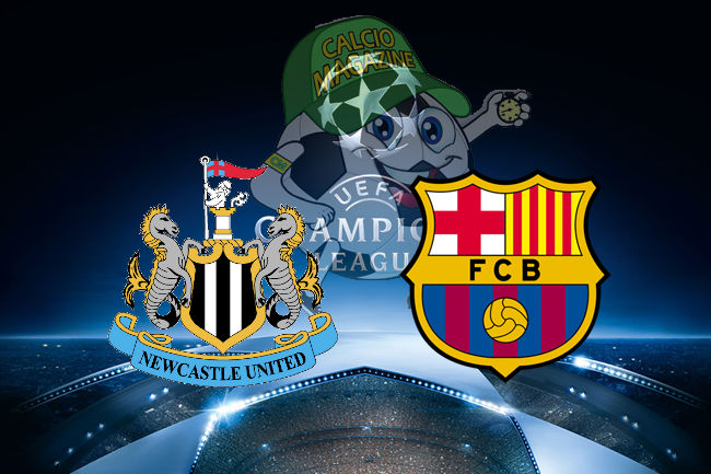 Newcastle Barcellona cronaca diretta risultato in tempo reale