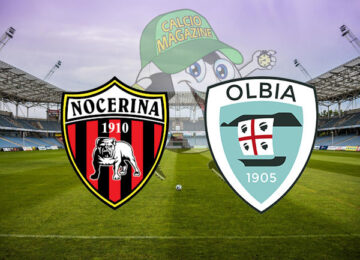 Nocerina Olbia cronaca diretta live risultato in tempo reale