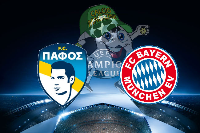 Pafos Bayern Monaco cronaca diretta live risultato in tempo reale