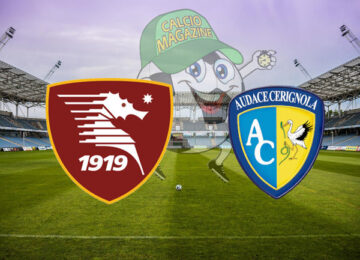 Salernitana Audace Cerignola cronaca diretta live risultato in tempo reale