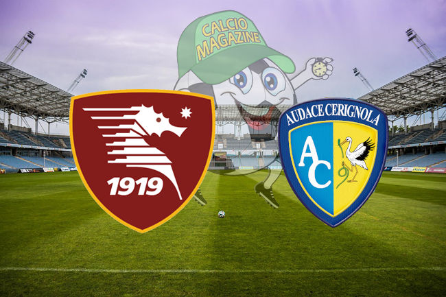 Salernitana Audace Cerignola cronaca diretta live risultato in tempo reale