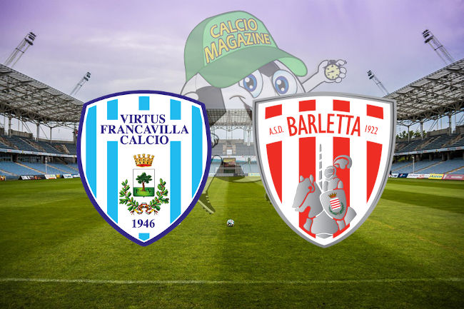 Virtus Francavilla Barletta cronaca diretta live risultato in tempo reale