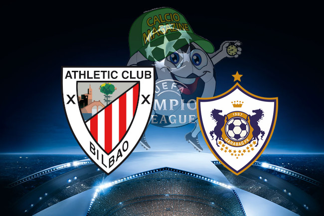 Athletic Bilbao Qarabag cronaca diretta live risultato in tempo reale