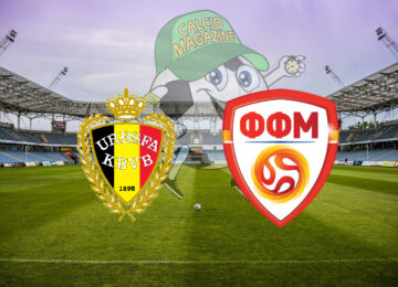 Belgio Macedonia del Nord cronaca diretta live risultato in tempo reale