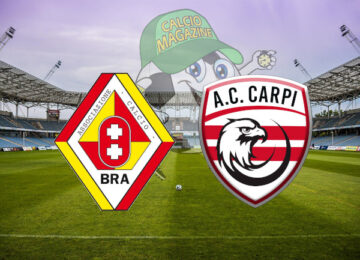 Bra Carpi cronaca diretta live risultato in tempo reale