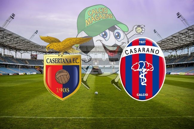 Casertana Casarano cronaca diretta live risultato in tempo reale