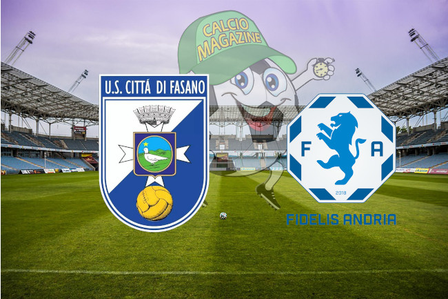 Città di Fasano Fidelis Andria cronaca diretta live risultato in tempo reale