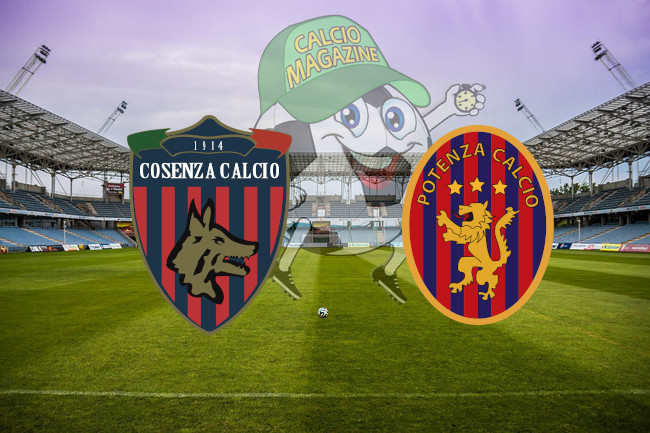 Cosenza Potenza cronaca diretta live risultato in tempo reale