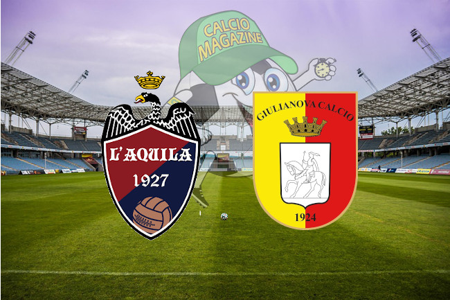 L'Aquila Giulianova cronaca diretta live risultato in tempo reale