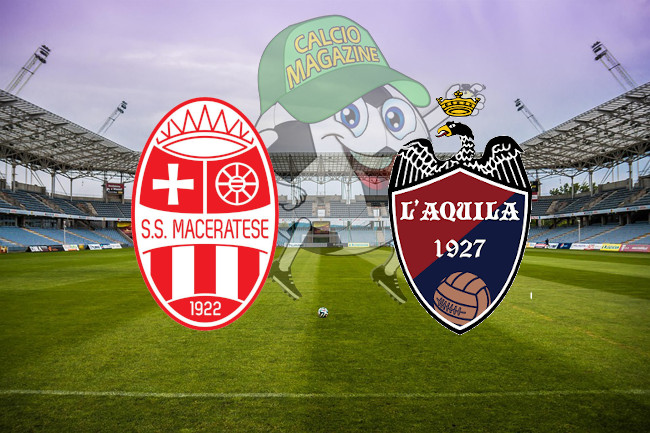 Maceratese L'Aquila cronaca diretta live risultato in tempo reale