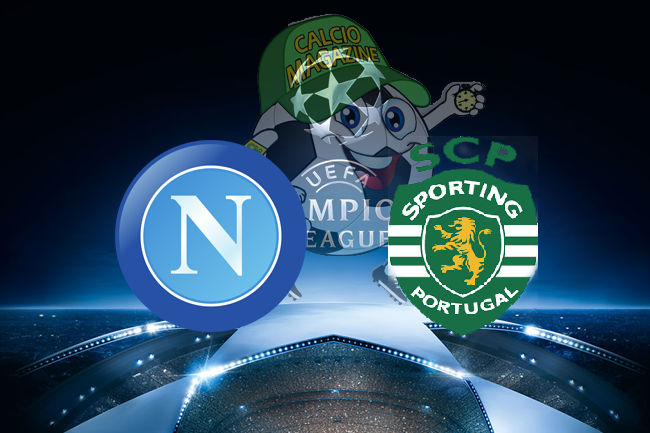 Napoli Sporting Lisbona cronaca diretta live risultato in tempo reale